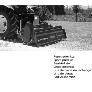 Howard Rotavator R300B R300S Parts Manual