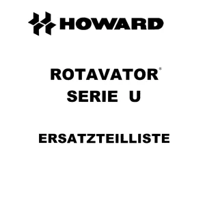 Howard Rotavator U Parts Manual