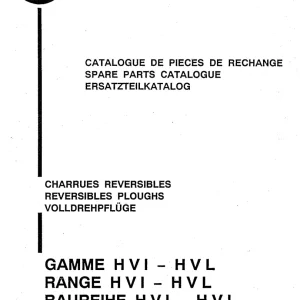 Huard Hvi Hvl Parts Manual