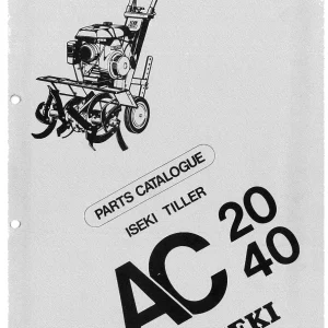 Iseki Ac20 Ac40 Parts Manual
