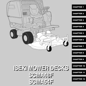 Iseki Mower Scma48F Scma54F Smm54F Sfh240 220 Service Manual