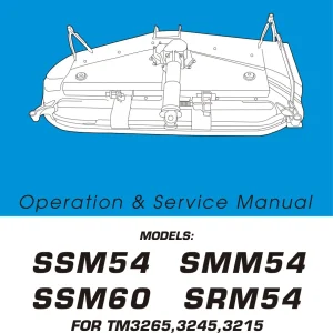 Iseki Mower Ssm54 Ssm60 Smm54 Srm54 Service Manual