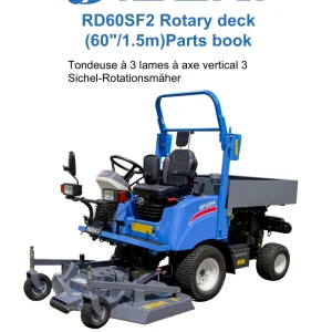Iseki Rd60Sf2 2019 Parts Manual