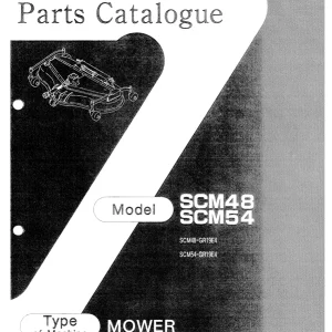 Iseki Scm48 Scm54 Gr19E4 Mower Parts Manual