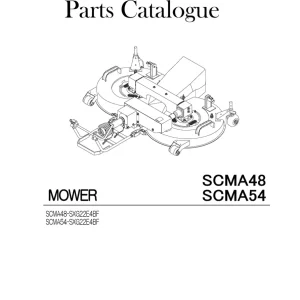 Iseki Scma48 Scma54 2019 Parts Manual