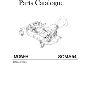 Iseki Scma54 2017 Parts Manual