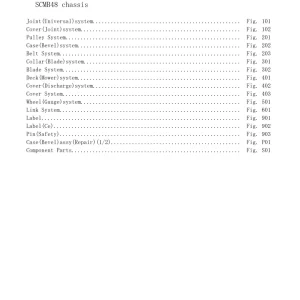 Iseki Scmb48 Sxg326 2015 Parts Manual