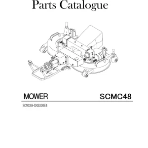 Iseki Scmc48 Sxg326E4 2019 Parts Manual