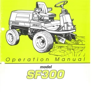 Iseki Sf300 330 Operators Manual