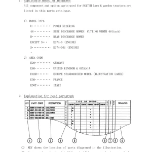 Iseki Sg173H Parts Manual