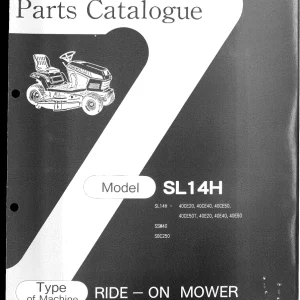 Iseki Sl14H Ssm40 Sbc250 Parts Manual