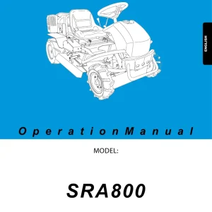 Iseki Sra800 Operators Manual