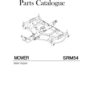 Iseki Srm54 Mower Txgs24E4 2019 Parts Manual