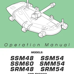 Iseki Ssm48 54 60 Smm54 Srm48 54 Txg237 Operators Manual