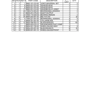 Iseki Ssm72 Tg5330 Tg5390 Parts Manual