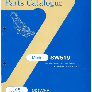 Iseki Sw519 Mower Parts Manual