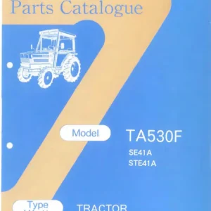 Iseki Ta530F Se41A Ste41A Parts Manual