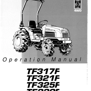Iseki Tf317F 321F 325F 330F Operators Manual