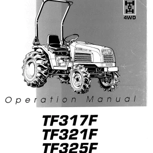 Iseki Tf317F 321F 325F Operators Manual