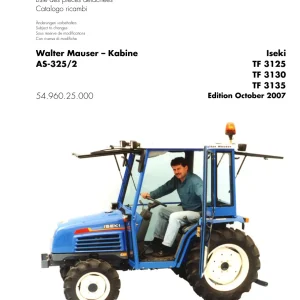 Iseki Tf325 Parts Manual