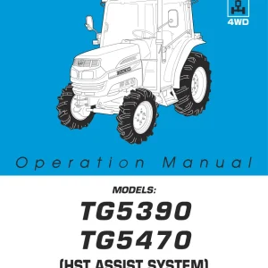 Iseki Tg5390 Tg5470 Hst Operators Manual