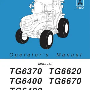 Iseki Tg6370 6400 6490 6620 6670 Operators Manual