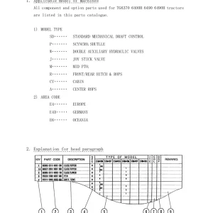 Iseki Tg6370 Tg6400H Tg6490 Tg6490H Parts Manual