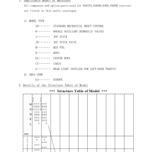 Iseki Tg6375 6405H 6495 6495H Parts Manual