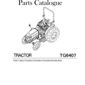 Iseki Tg6407 2020 Parts Manual