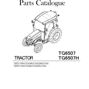 Iseki Tg6507 Tg6507H 2020 Parts Manual