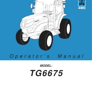 Iseki Tg6675 Operators Manual