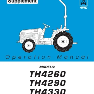 Iseki Th4260 Th4290 Th4330 Operators Manual