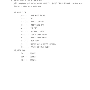 Iseki Th4295 Th4335 Th4365 Parts Manual