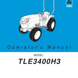 Iseki Tle3400H3 Operators Manual