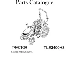 Iseki Tle3400H3 2017 Parts Manual