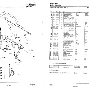 Iseki Tm215 Tm217 Tm233 Tmg18 Parts Manual