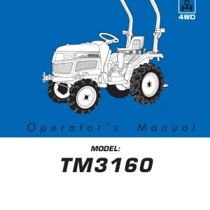Iseki Tm3160 Iii Parts Manual