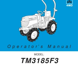 Iseki Tm3185F3 Operators Manual