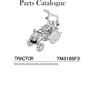 Iseki Tm3185F3 2017 Parts Manual