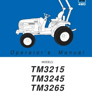 Iseki Tm3215 Tm3245 Tm3265 Operators Manual