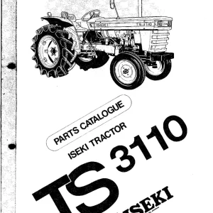 Iseki Ts3110 Parts Manual