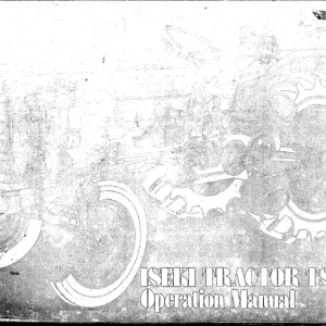 Iseki Ts3510 2810 2510 2210 1910 1610 1910 Operators Manual