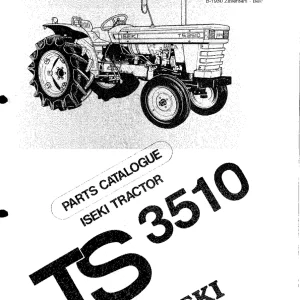 Iseki Ts3510 Parts Manual