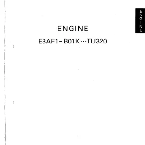 Iseki Tu320 E3Af1 B01K Parts Manual