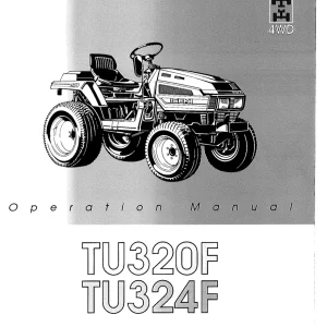 Iseki Tu320F Tu324F Operators Manual