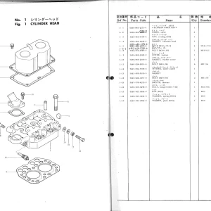 Iseki Tx1000 Parts Manual