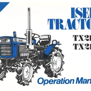 Iseki Tx2160 Tx2140 Operators Manual