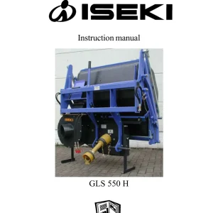 Iseki Txg Gls550 H Operators Manual