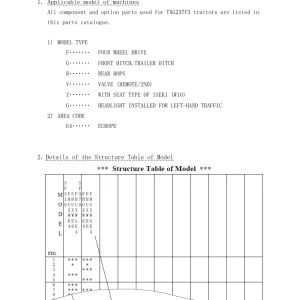 Iseki Txg237F3 Parts Manual