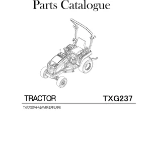 Iseki Txg237Fh E4 Gvre4 Re4 Re6 2019 Parts Manual